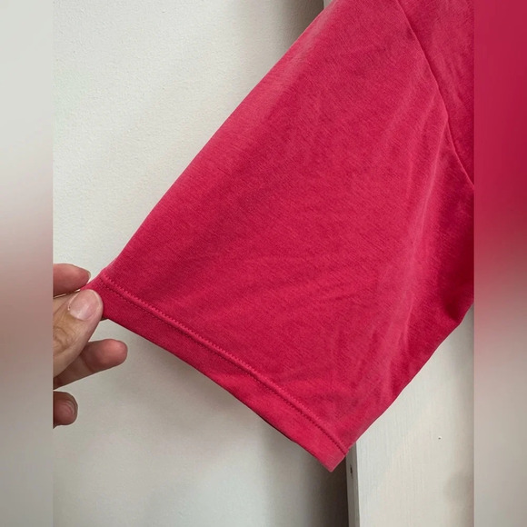 LuLaRoe Dark Pink Oversized High Low Irma Tunic Blouse Plus Size 2X NWOT - Picture 3 of 9